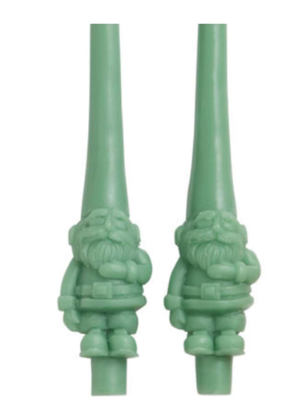 World Market Taper Candle Green Gnome Taper Candle Holder Pair - Home Accents